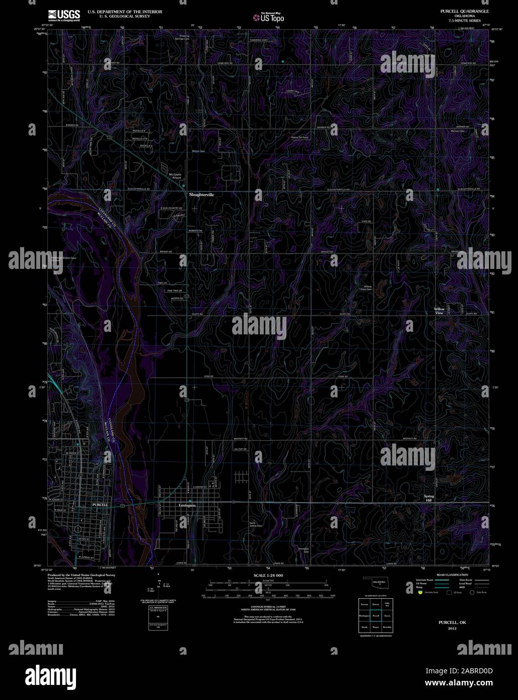 Map of purcell hires stock photography and images Alamy