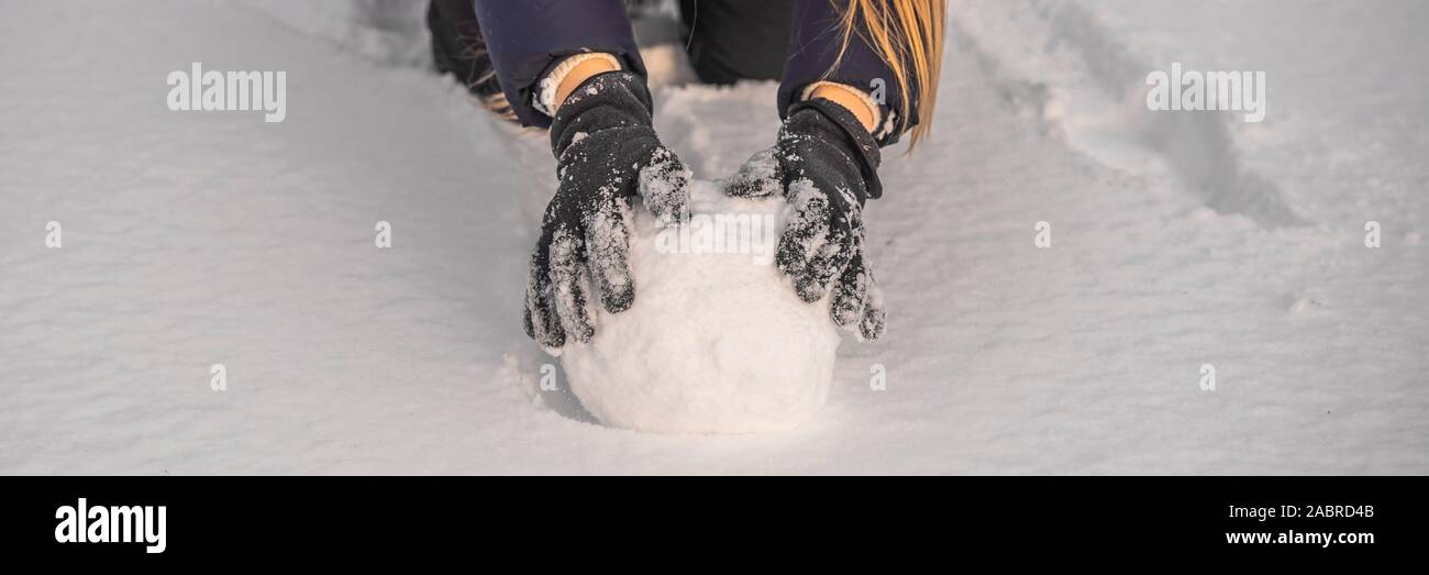 Snowscape banner hi-res stock photography and images - Alamy