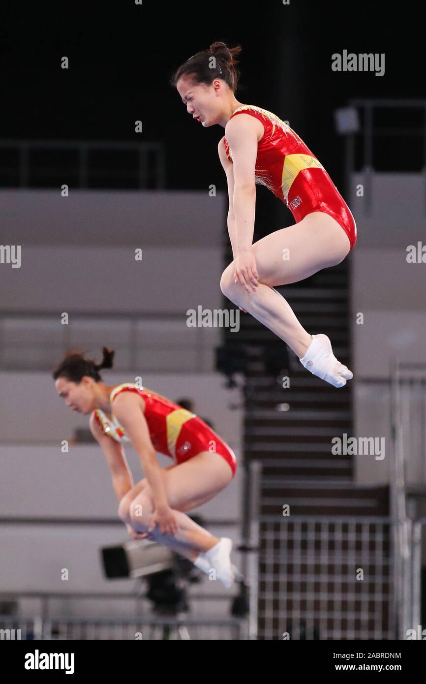Tokyo, Japan. 29th Nov, 2019. WANG Xiaoyin & YAN Langyu (CHN ...