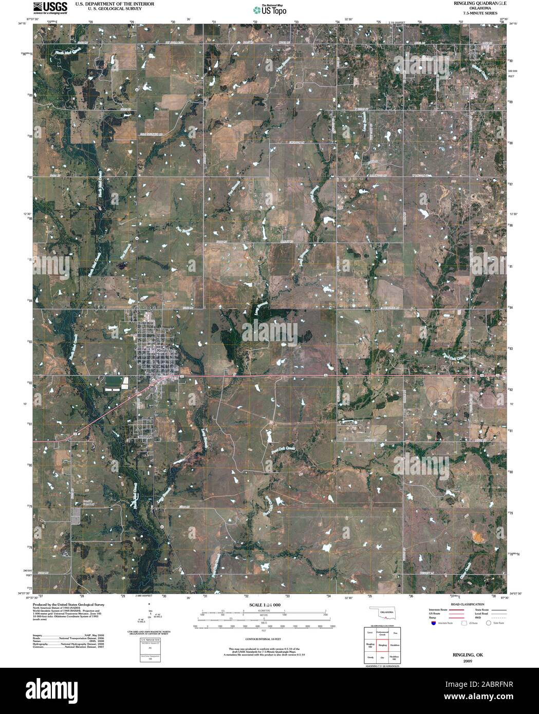 Map of ringling hires stock photography and images Alamy