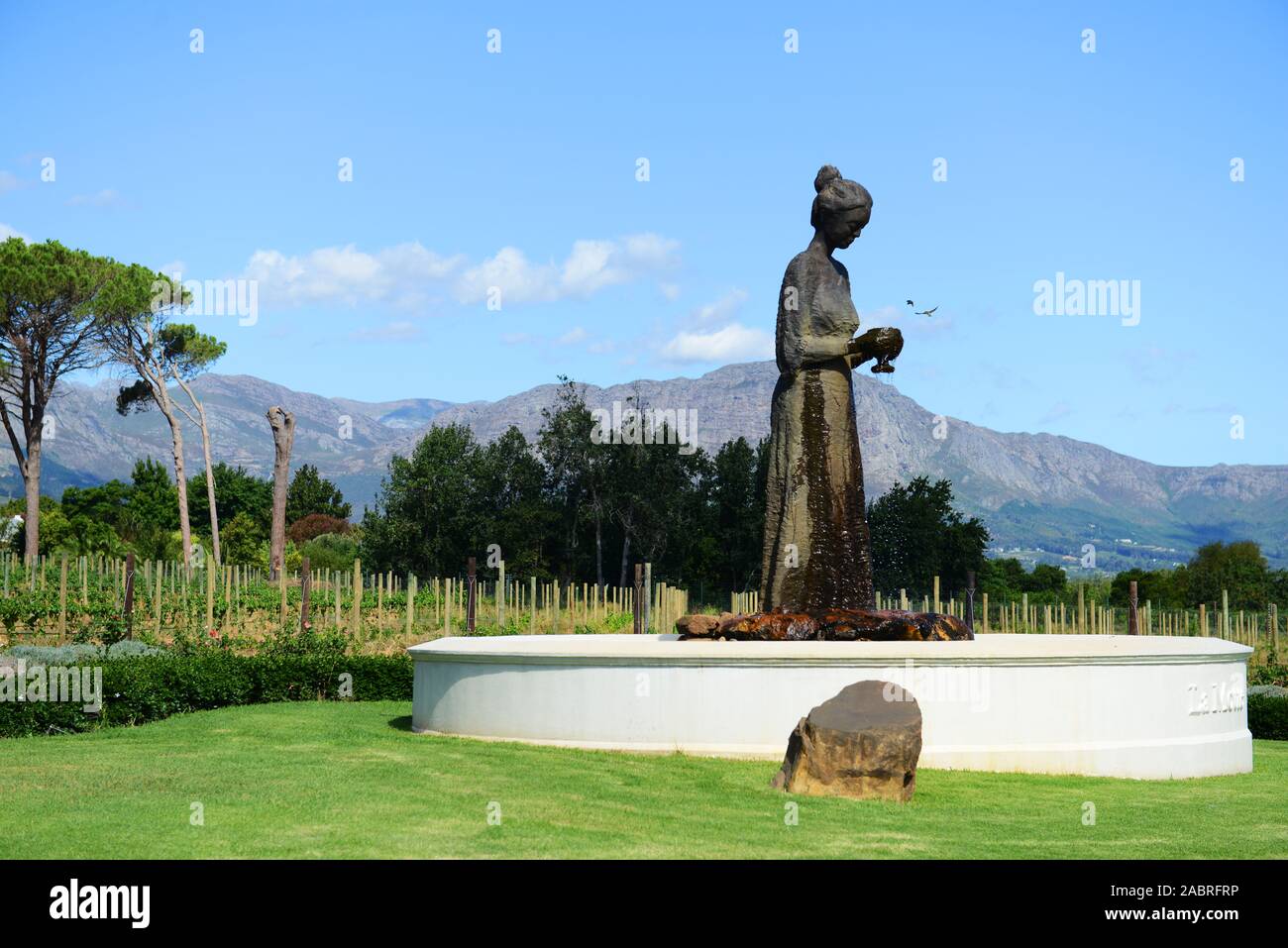 La Motte winery in Franschhoek, Western Cape, South Africa Stock Photo