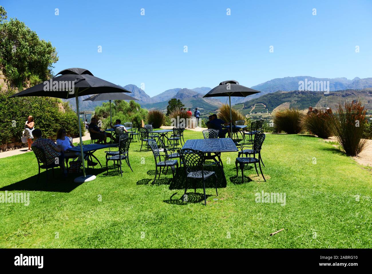 Roca Restaurant at Dieu Donne Vineyards in Franschhoek, South Africa Stock Photo Alamy