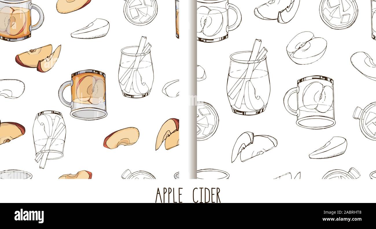 Soft apple cider Stock Vector Images - Alamy