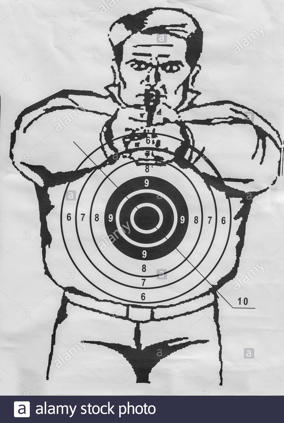 Shooting Target Black and White Stock Photos & Images - Alamy