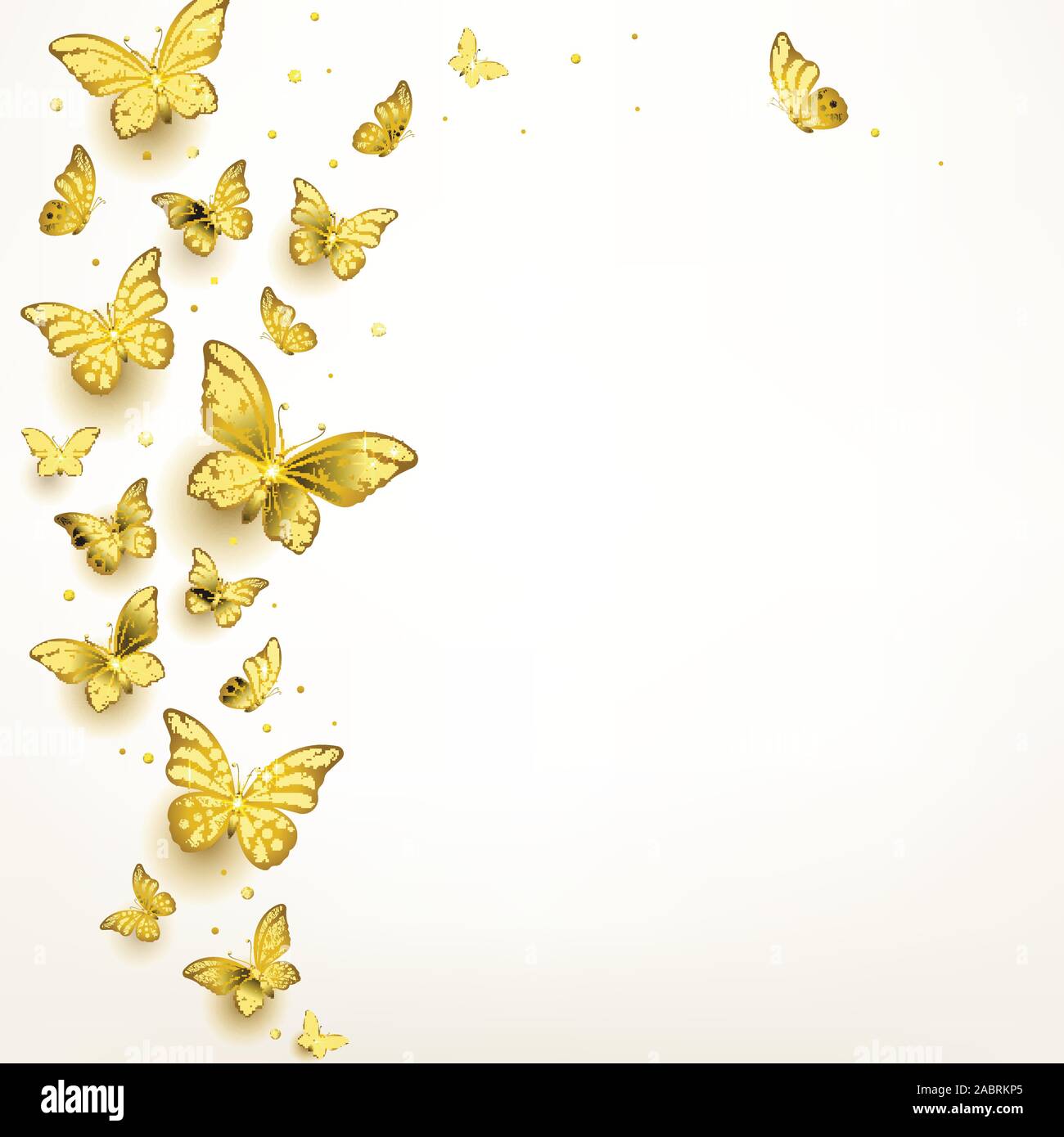 Golden butterflies hi-res stock photography and images - Alamy