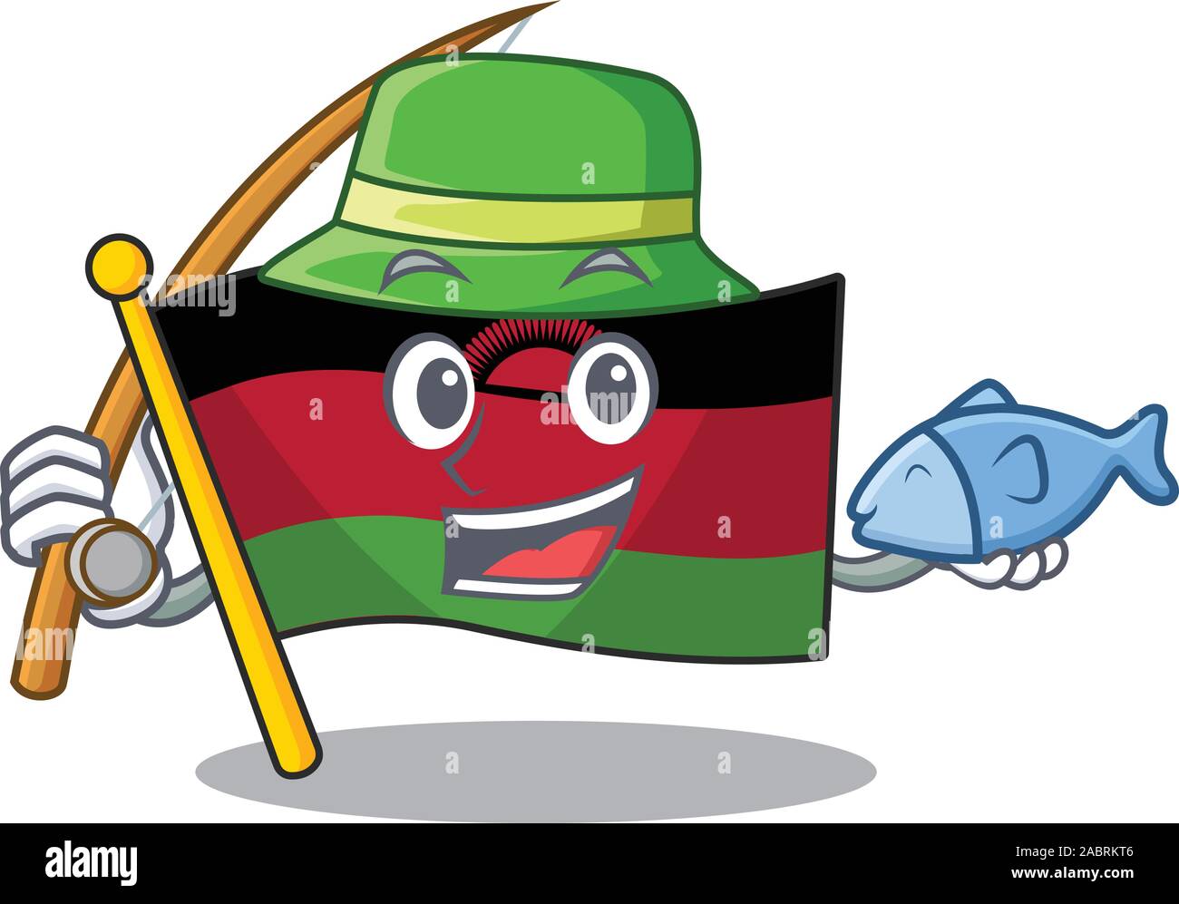 Malawi fabric flag Stock Vector Images - Alamy