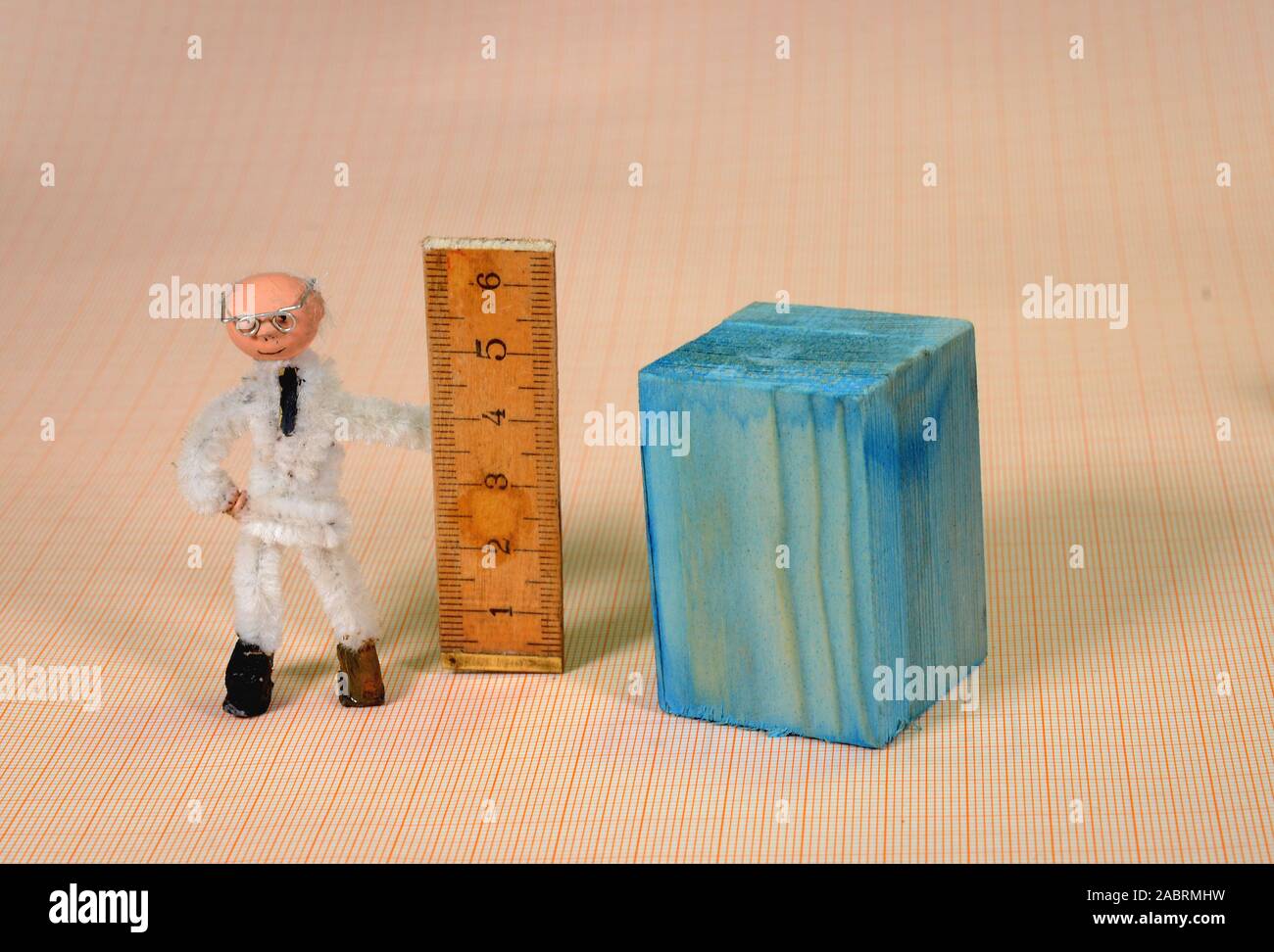Solid Geometry presentation of a Case. Stock Photo