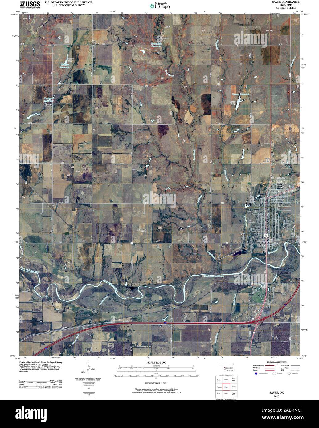 Map of sayre hires stock photography and images Alamy