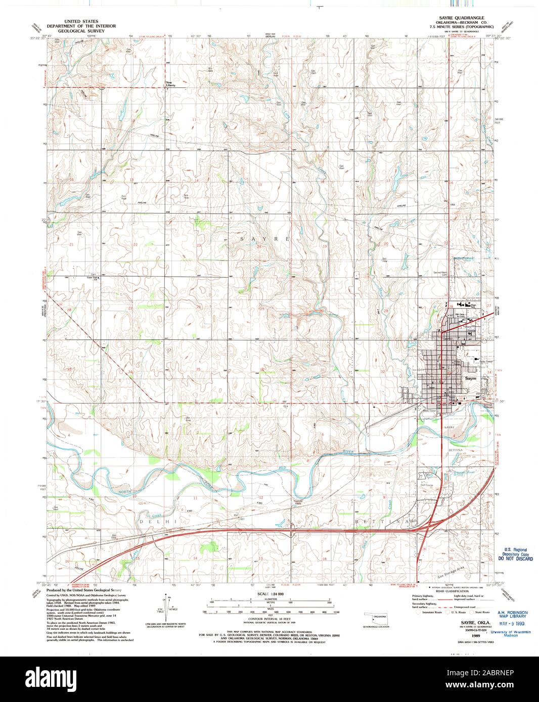 Sayre map Cut Out Stock Images & Pictures Alamy