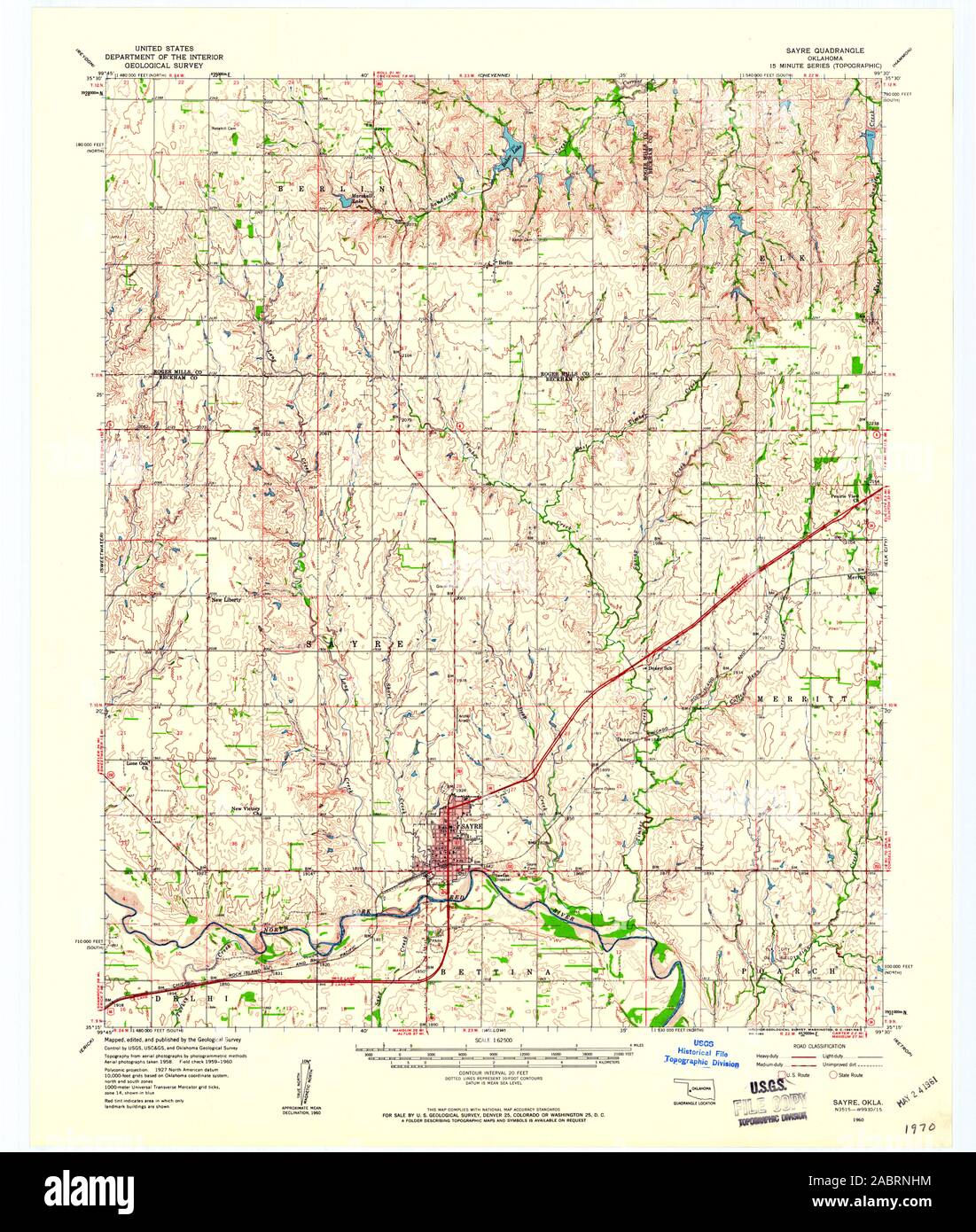 Map of sayre hires stock photography and images Alamy