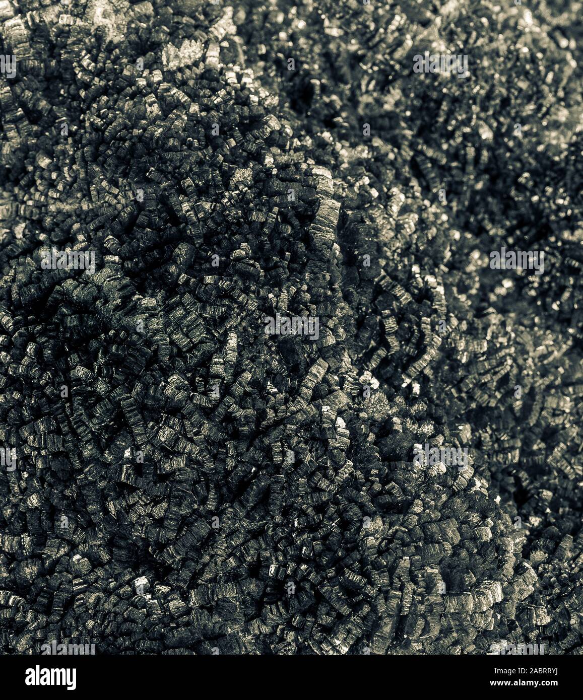 Pyrite micro crystallization; close up Stock Photo