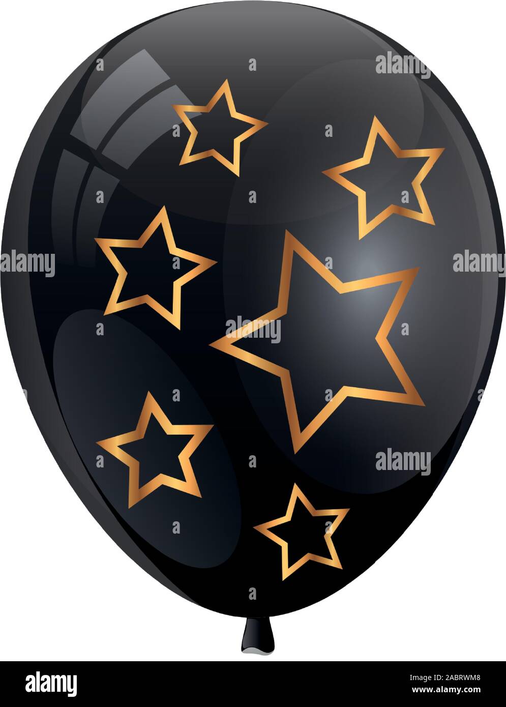 balloon helium with stars isolated icon Stock Vector Image & Art - Alamy