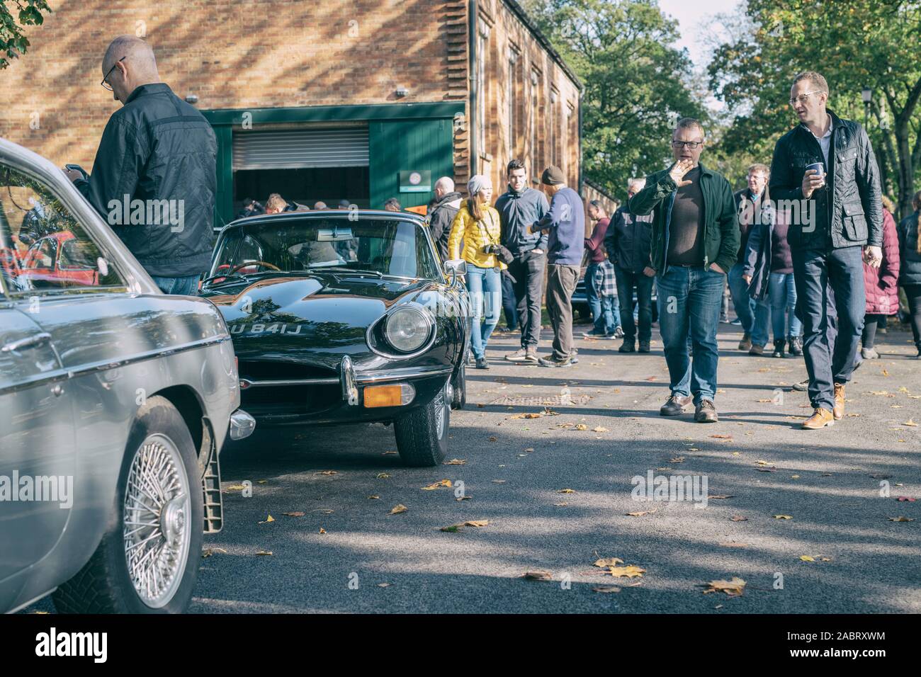 Bicester Heritage Centre autumn Sunday Scramble event. Bicester