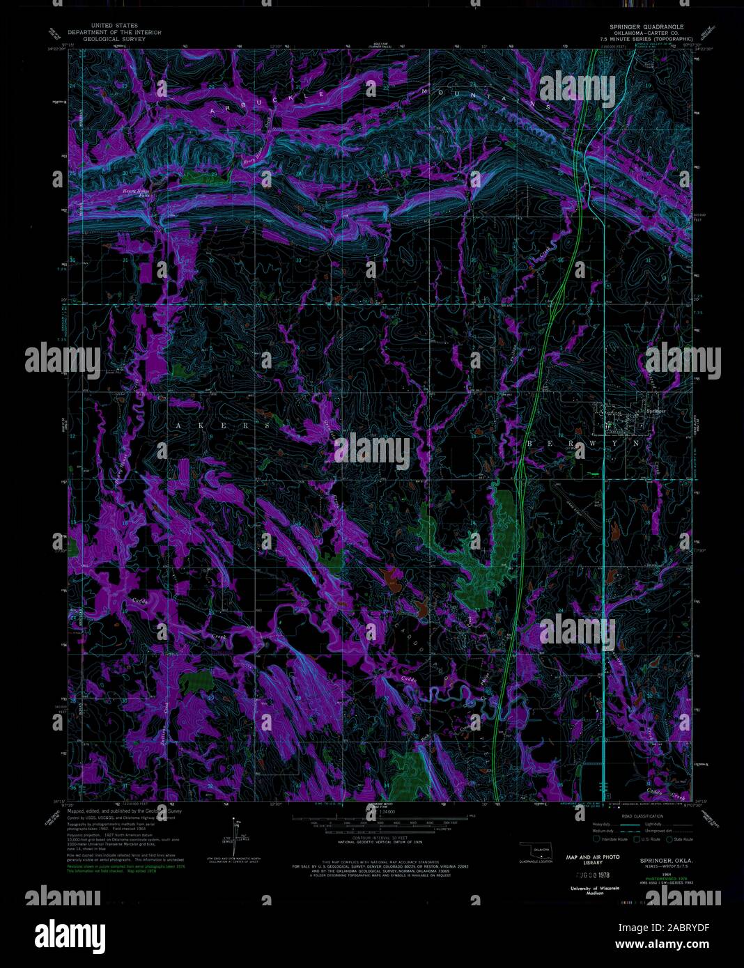 Map of springer hires stock photography and images Alamy