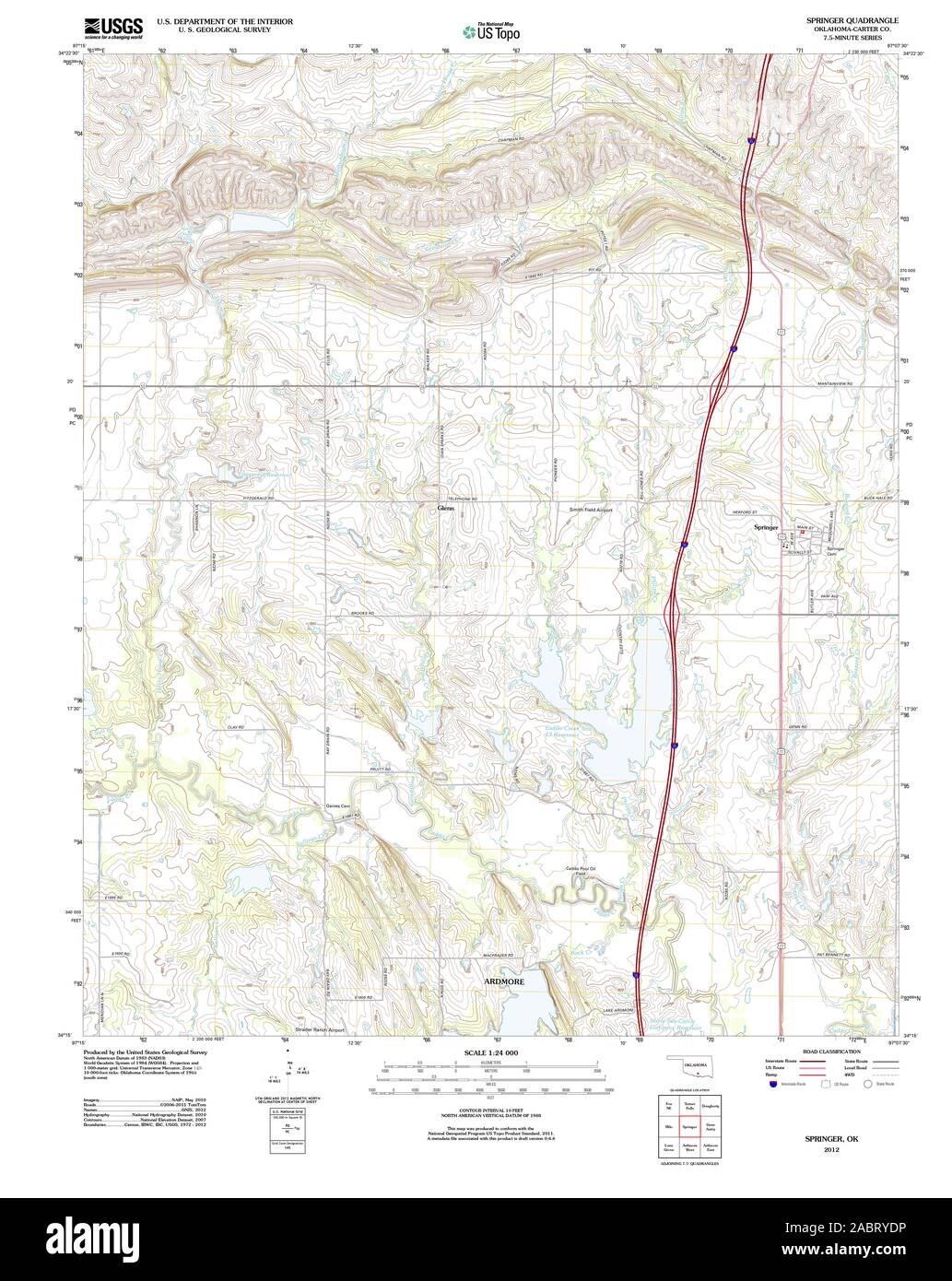 Springer map Cut Out Stock Images & Pictures Alamy