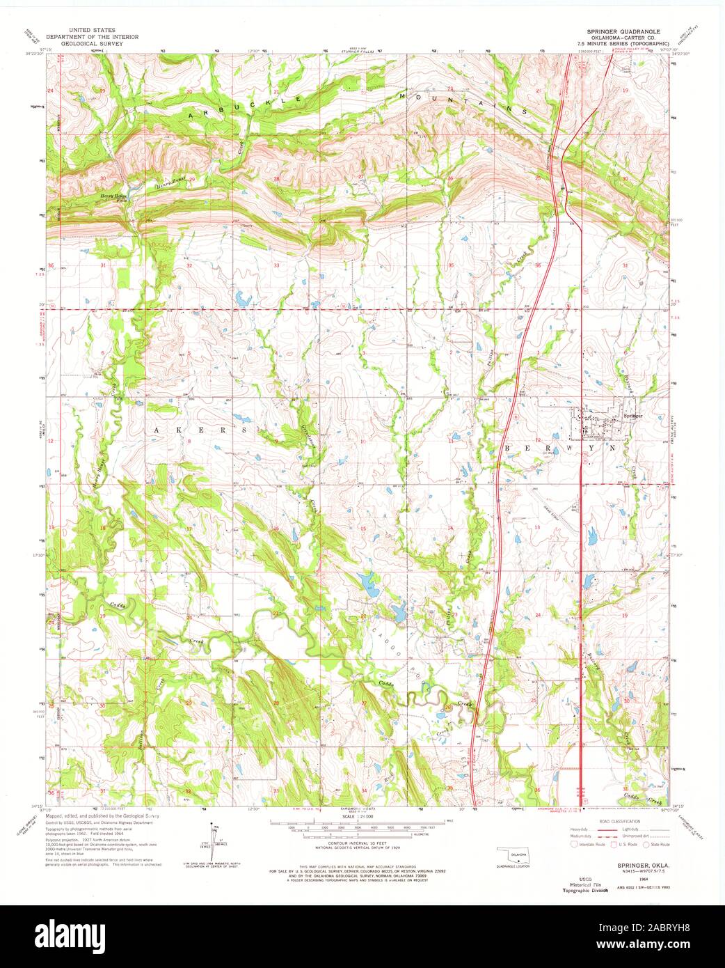 Map of springer hi-res stock photography and images - Alamy