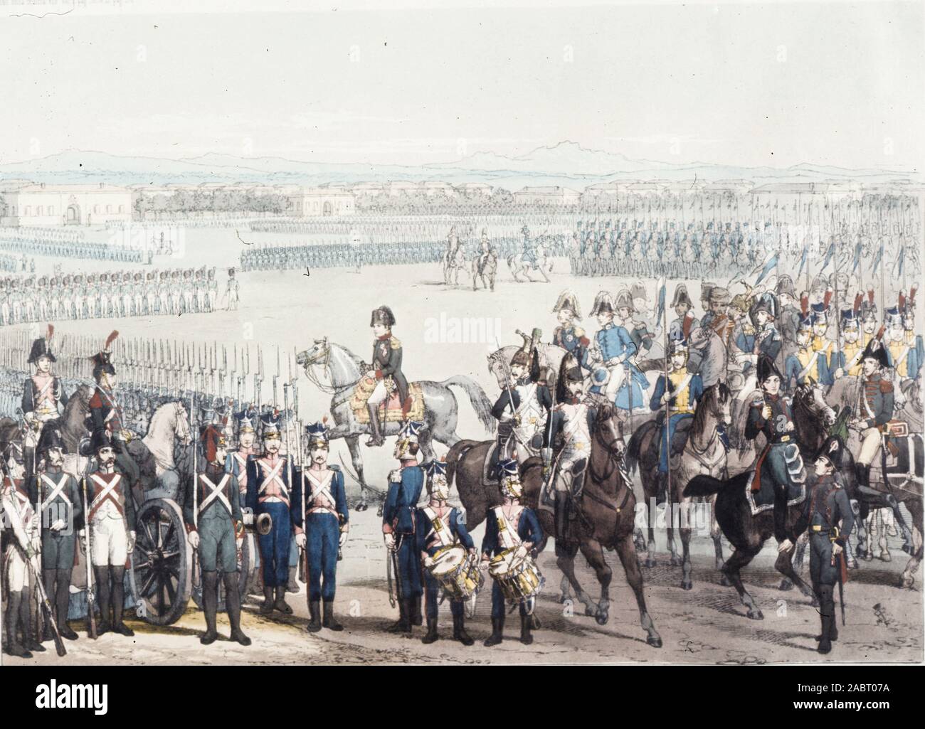 Napoleon Bonaparte at the Italian campaign Stock Photo Alamy