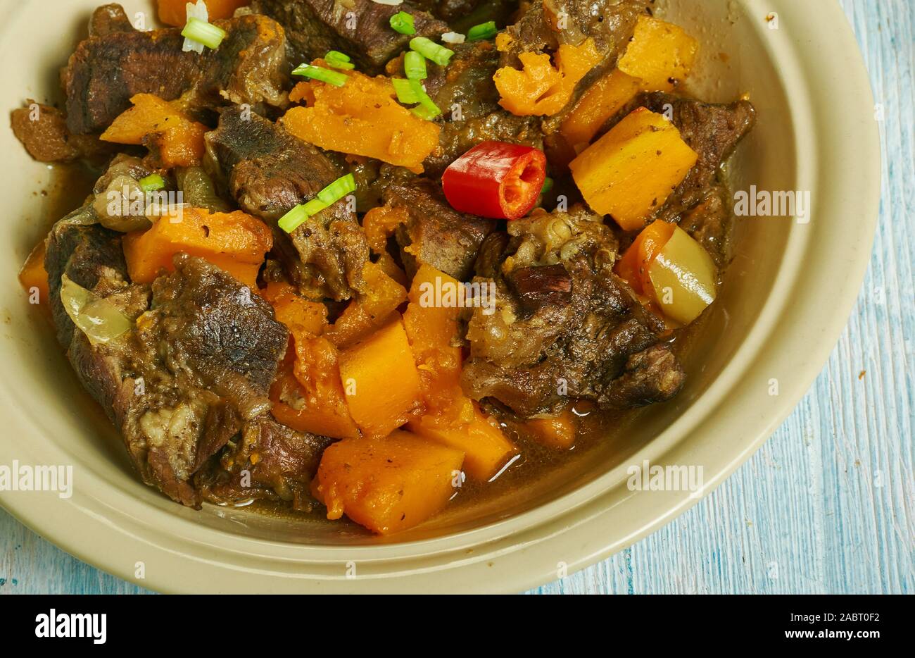 Guyanese, Pepperpot, meat stew, Caribbean cuisine, Traditional assorted