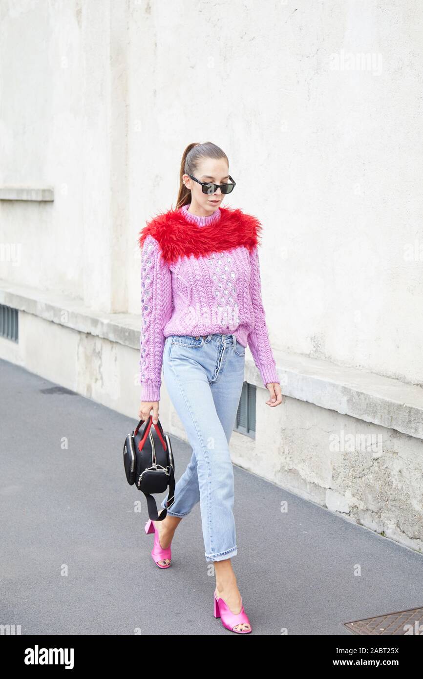 Prada store pink sweater