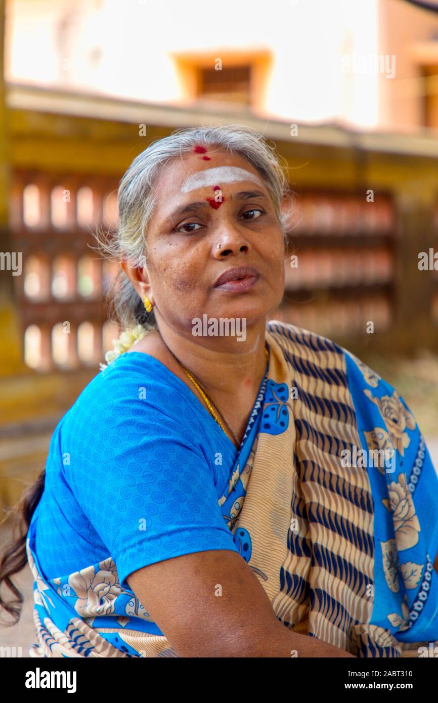 Indian mature woman hi-res stock photography and images - Alamy