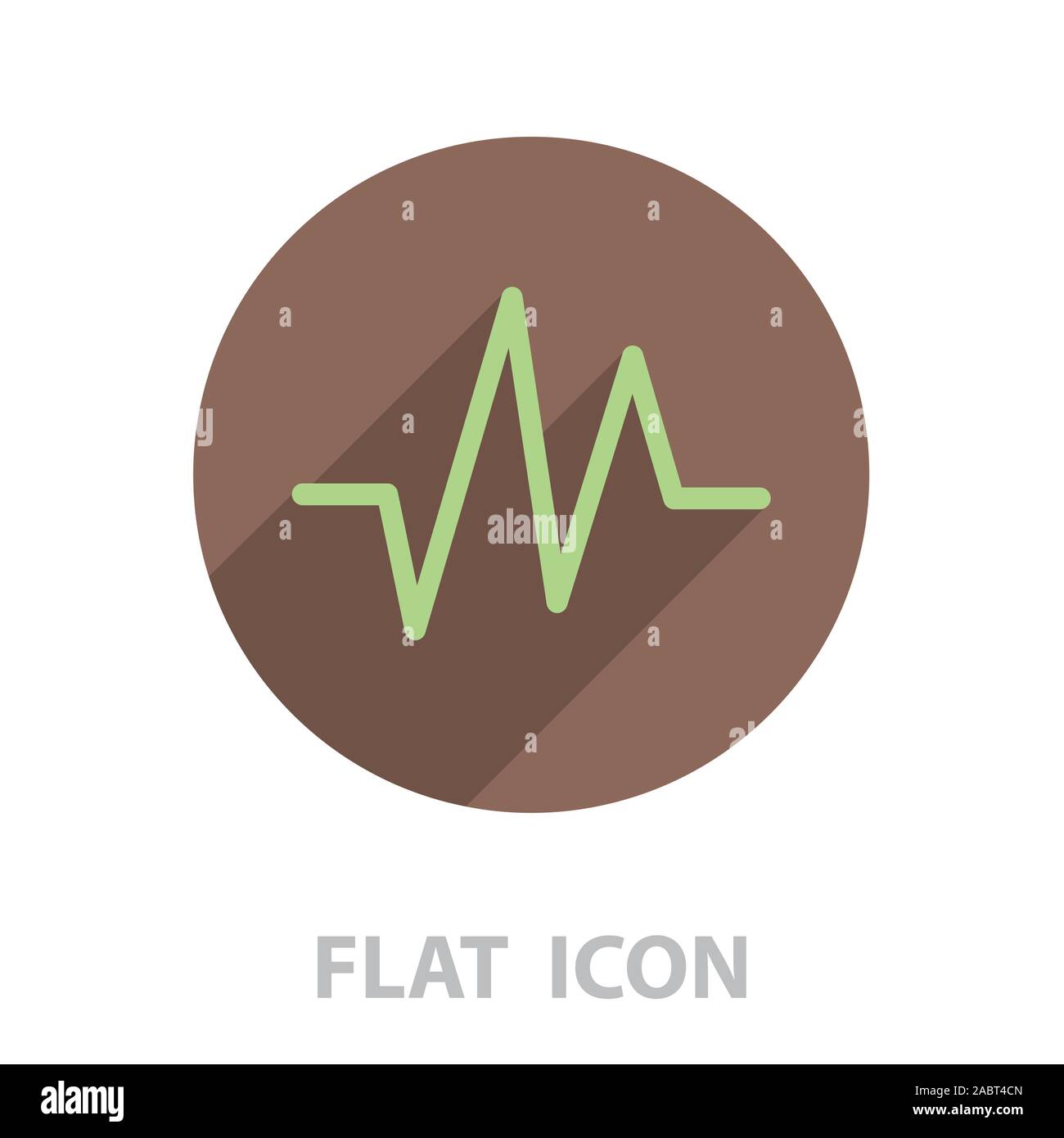 heart rate icon. vector illustration Stock Vector