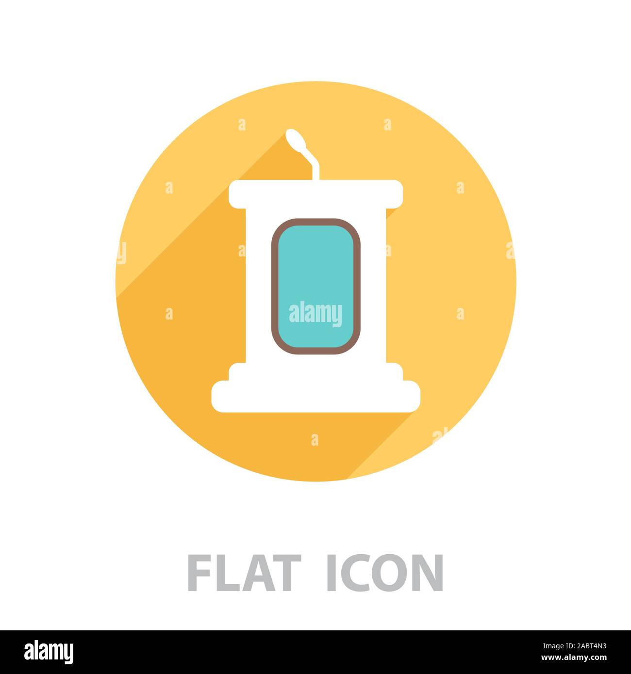 Simple Podium Icon. vector illustration Stock Vector Image & Art - Alamy