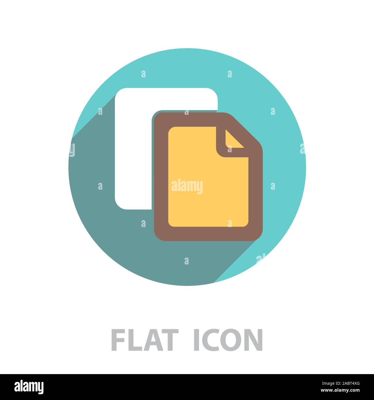 Copy File Icon Duplicate Document Symbol Stock Vector Image Art Alamy