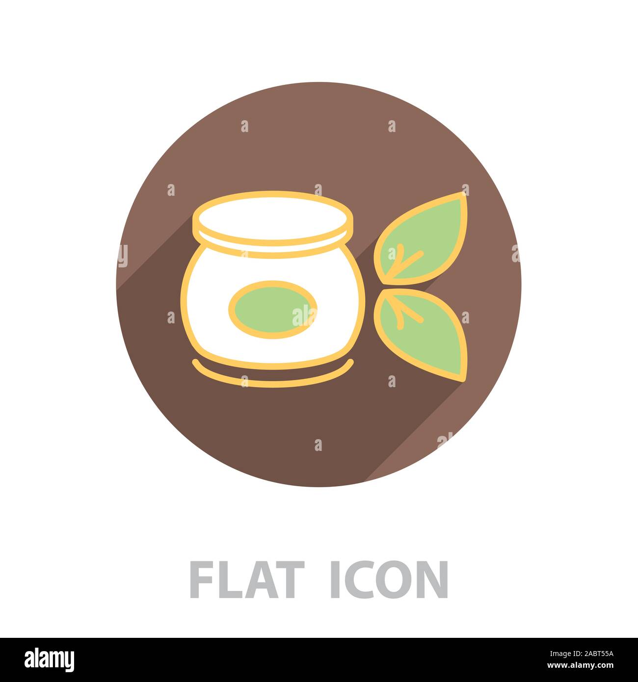 Vector cream icon. illustration Stock Vector Image & Art - Alamy