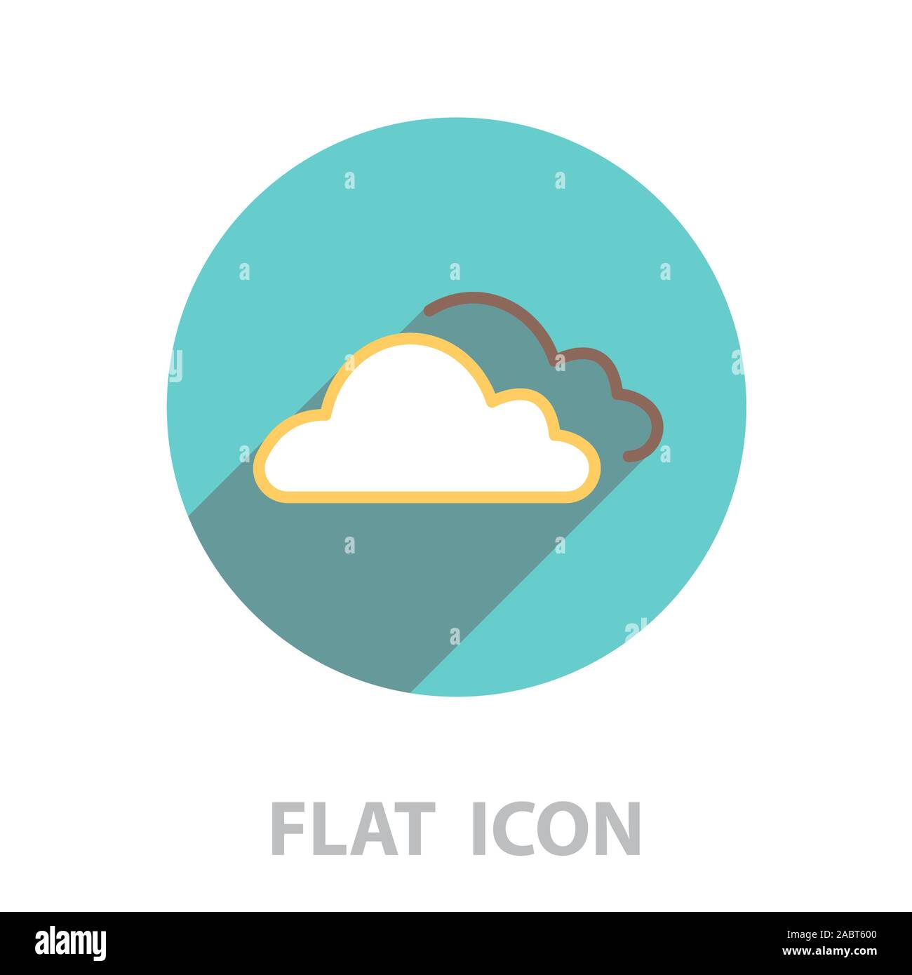clouds line icon, vector illustration Stock Vector Image & Art - Alamy