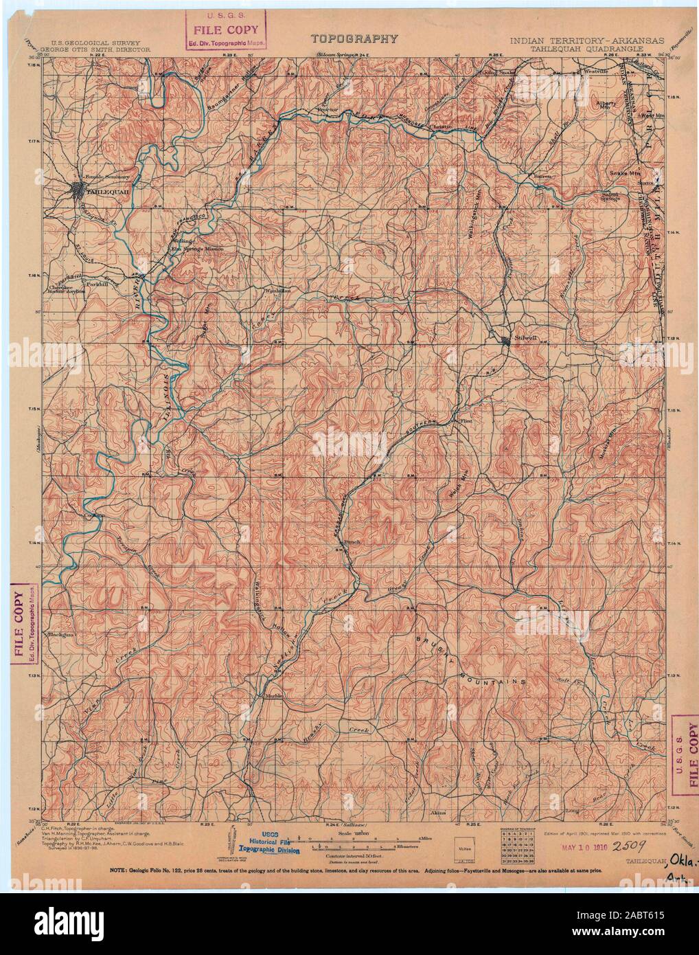 Map of tahlequah oklahoma hires stock photography and images Alamy