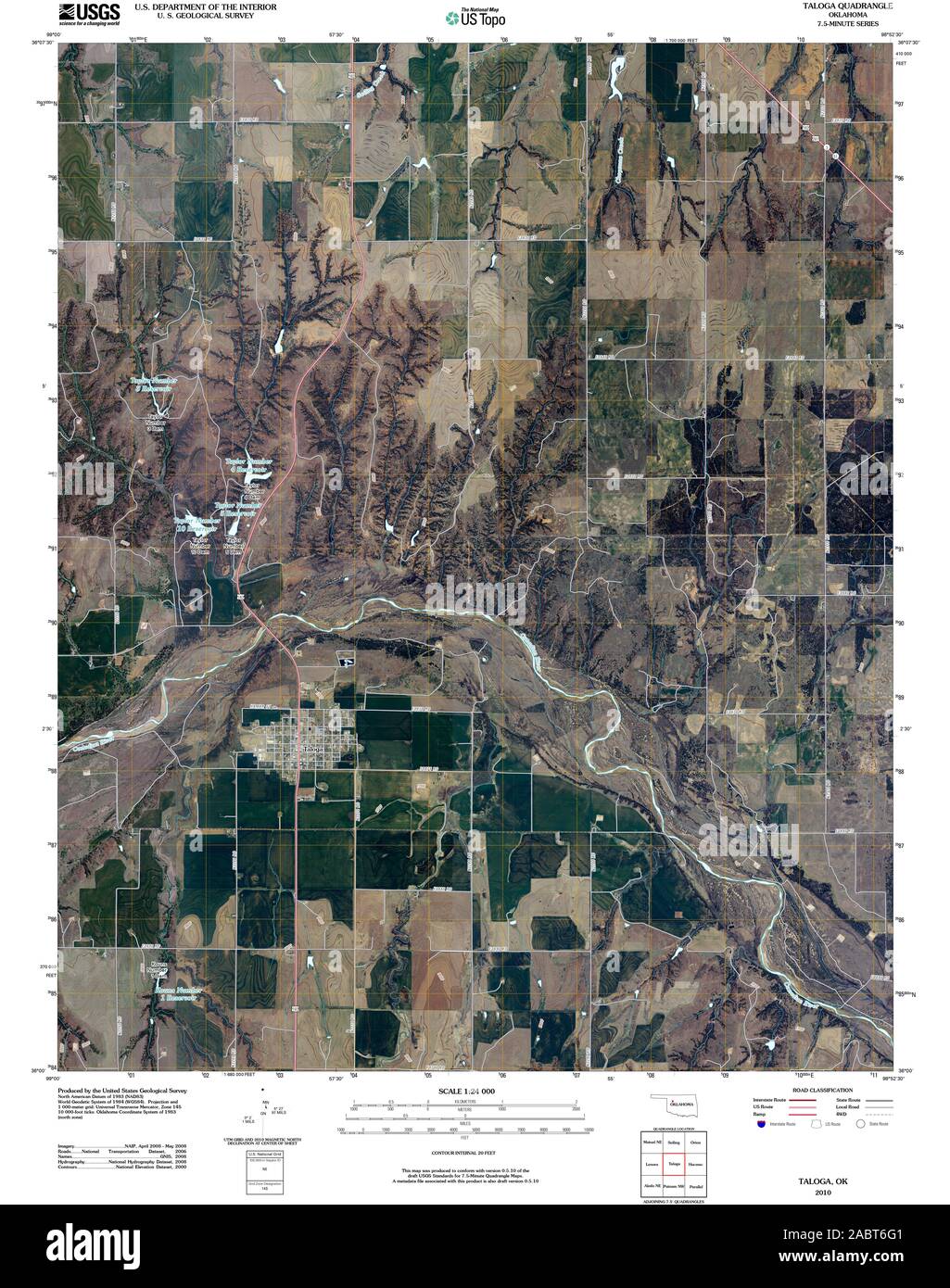 Taloga oklahoma map hires stock photography and images Alamy