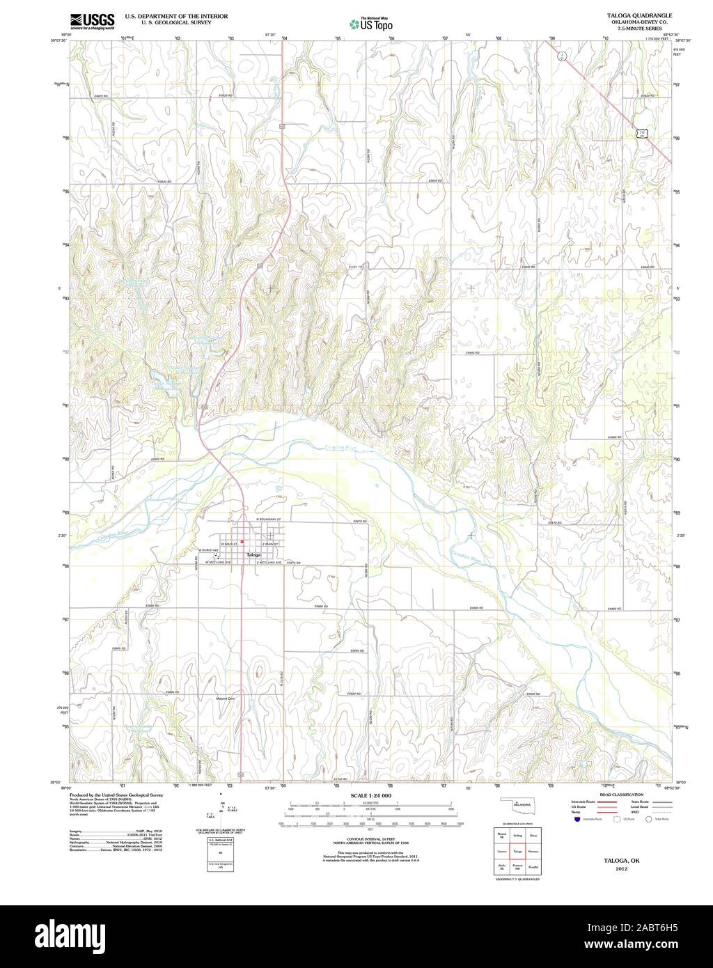 Taloga map hires stock photography and images Alamy