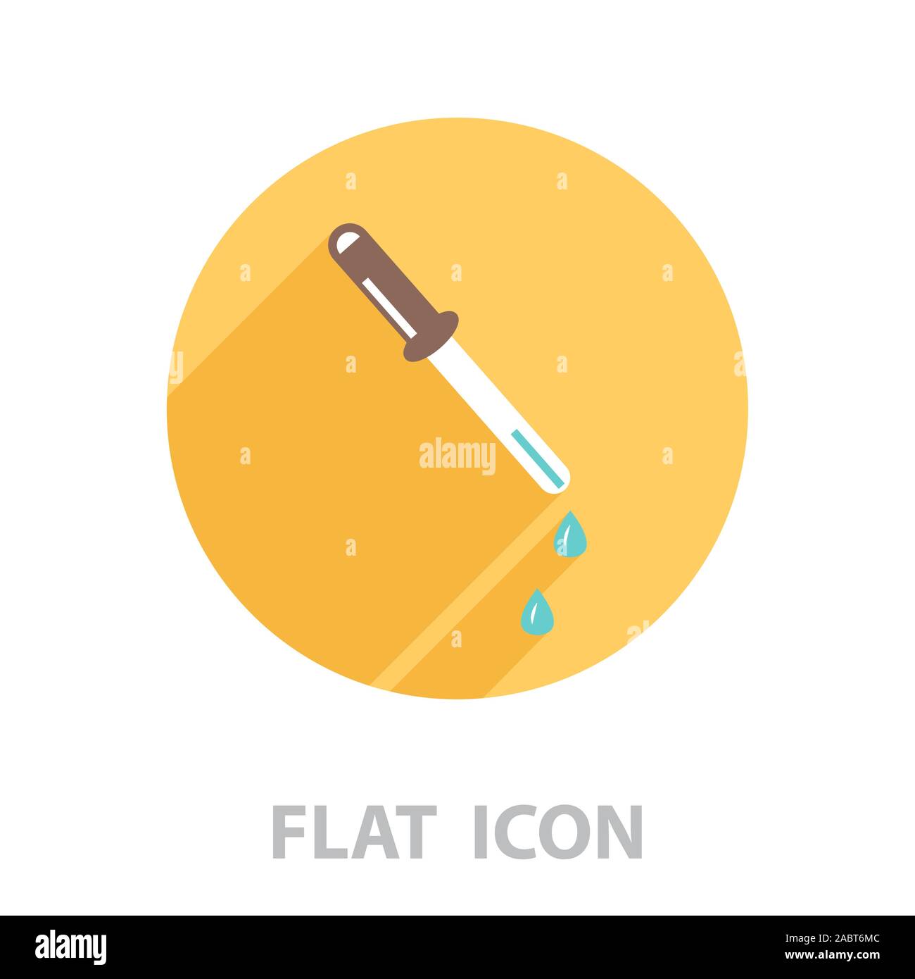 eyedropper icon. vector illustration Stock Vector