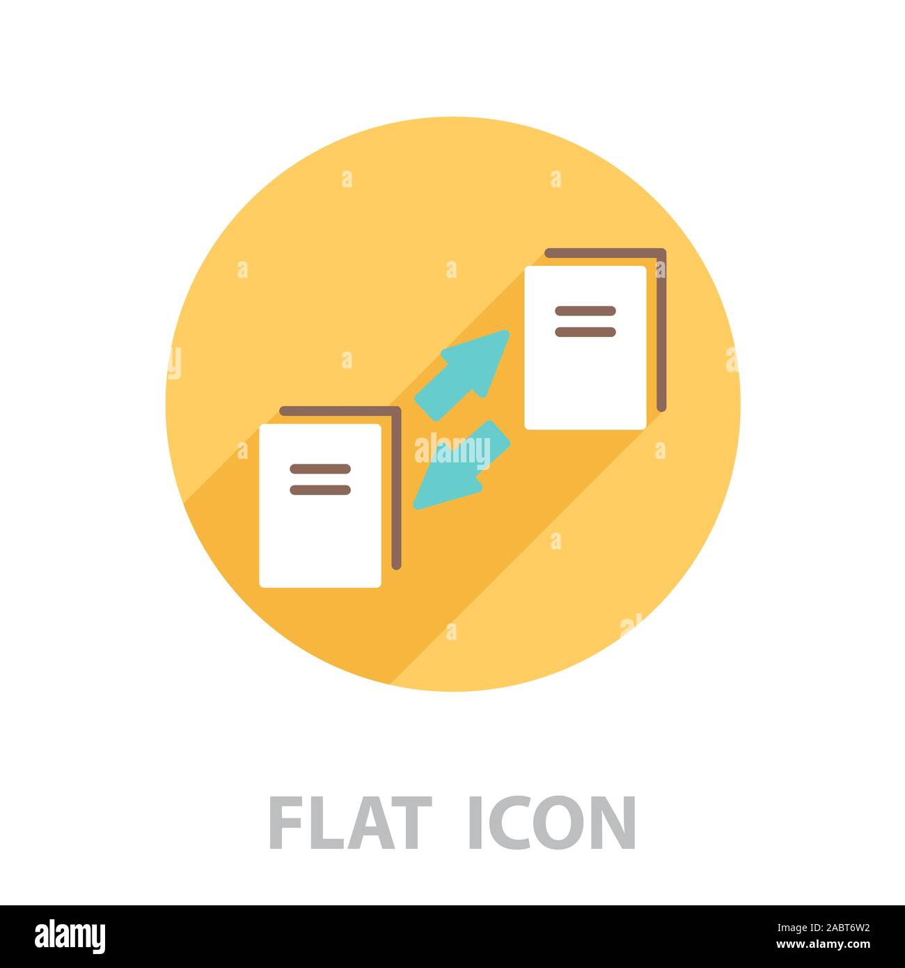 data transfer icon. vector illustration Stock Vector