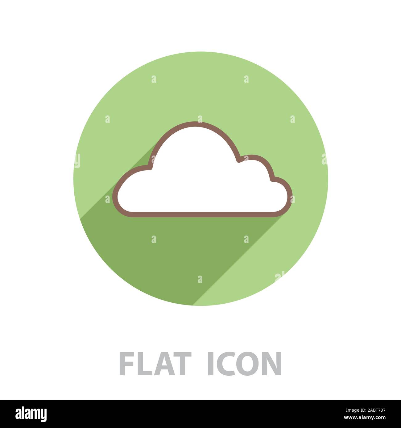 Cloud icon. Vector illustration Stock Vector