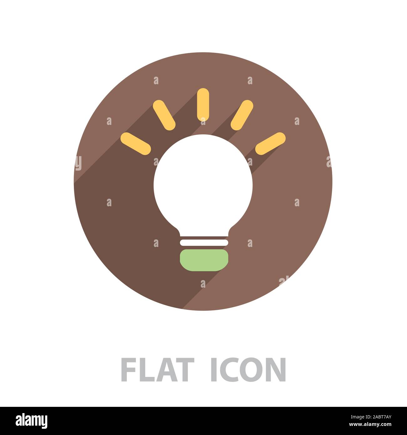 light sign ideas, web icon. vector design Stock Vector
