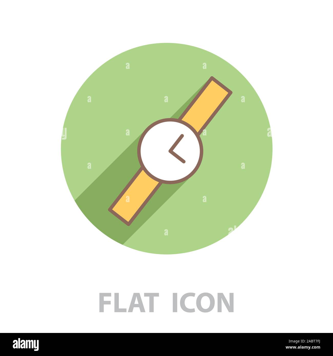 Wristwatch vector icon Stock Vector