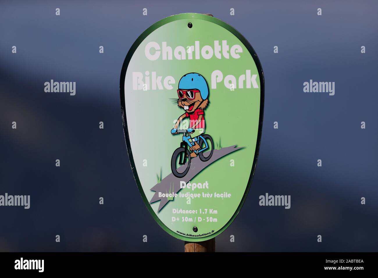 French Alps. Charlotte Bike Parc. Mountain bike. SaintGervais. France