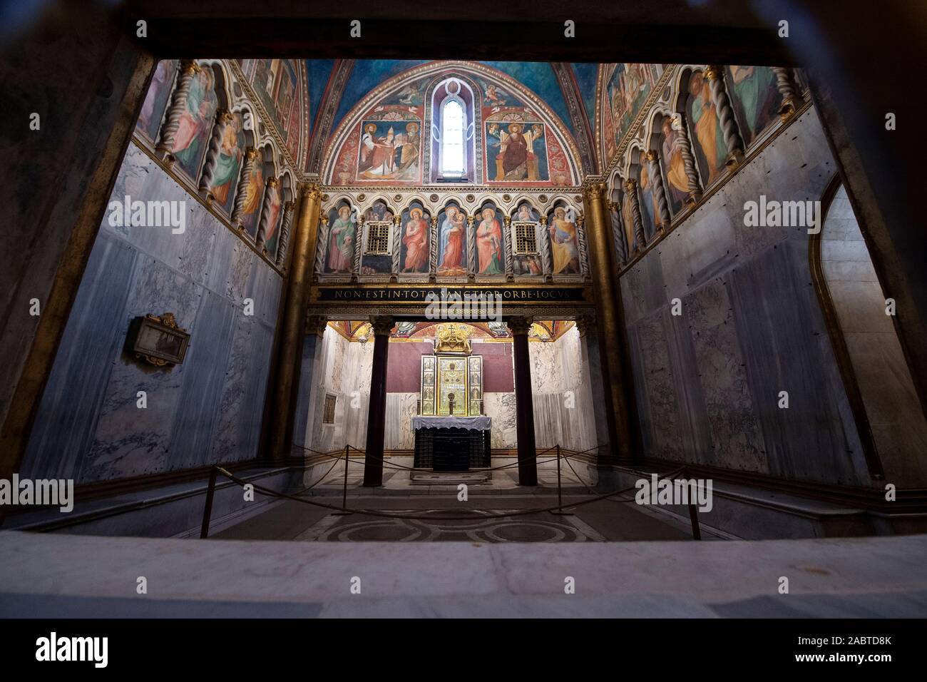 The Sancta Sanctorum (Italian Chiesa di San Lorenzo in Palatio ad