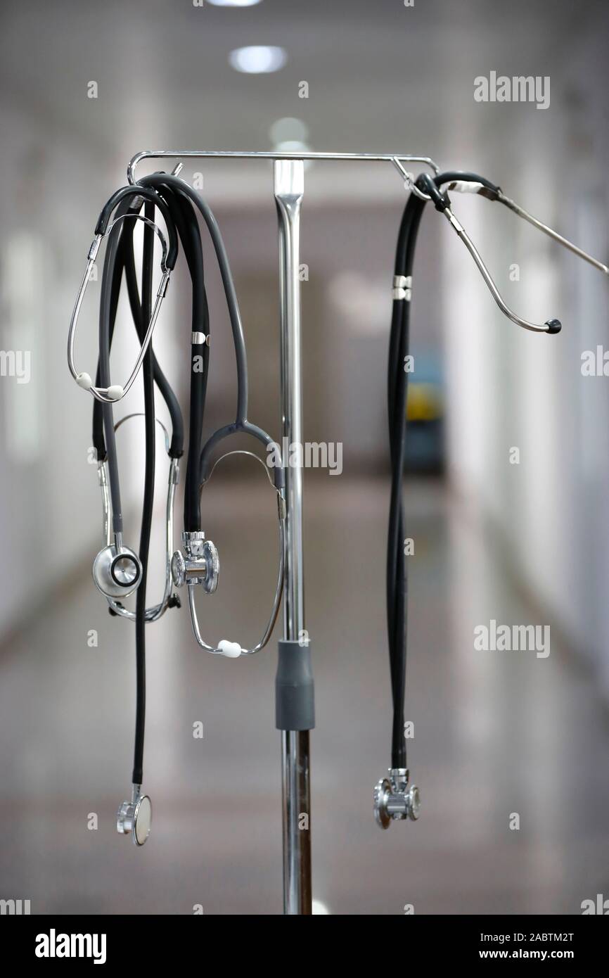 Hospital. Stethoscopes.  Ho Chi Minh City. Vietnam. Stock Photo