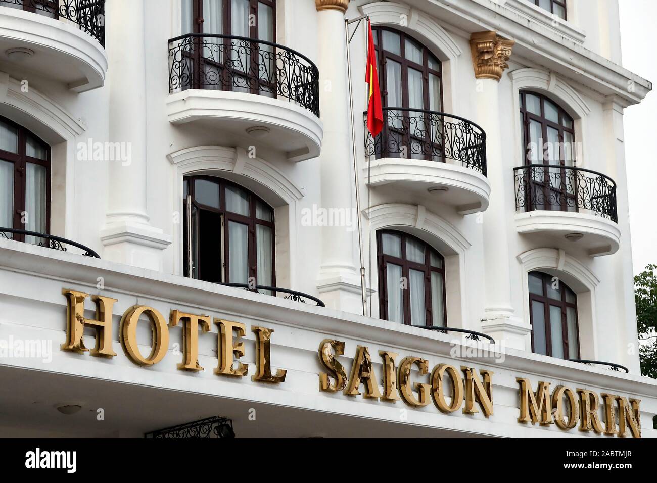French colonial architecture in vietnam hires stock photography and