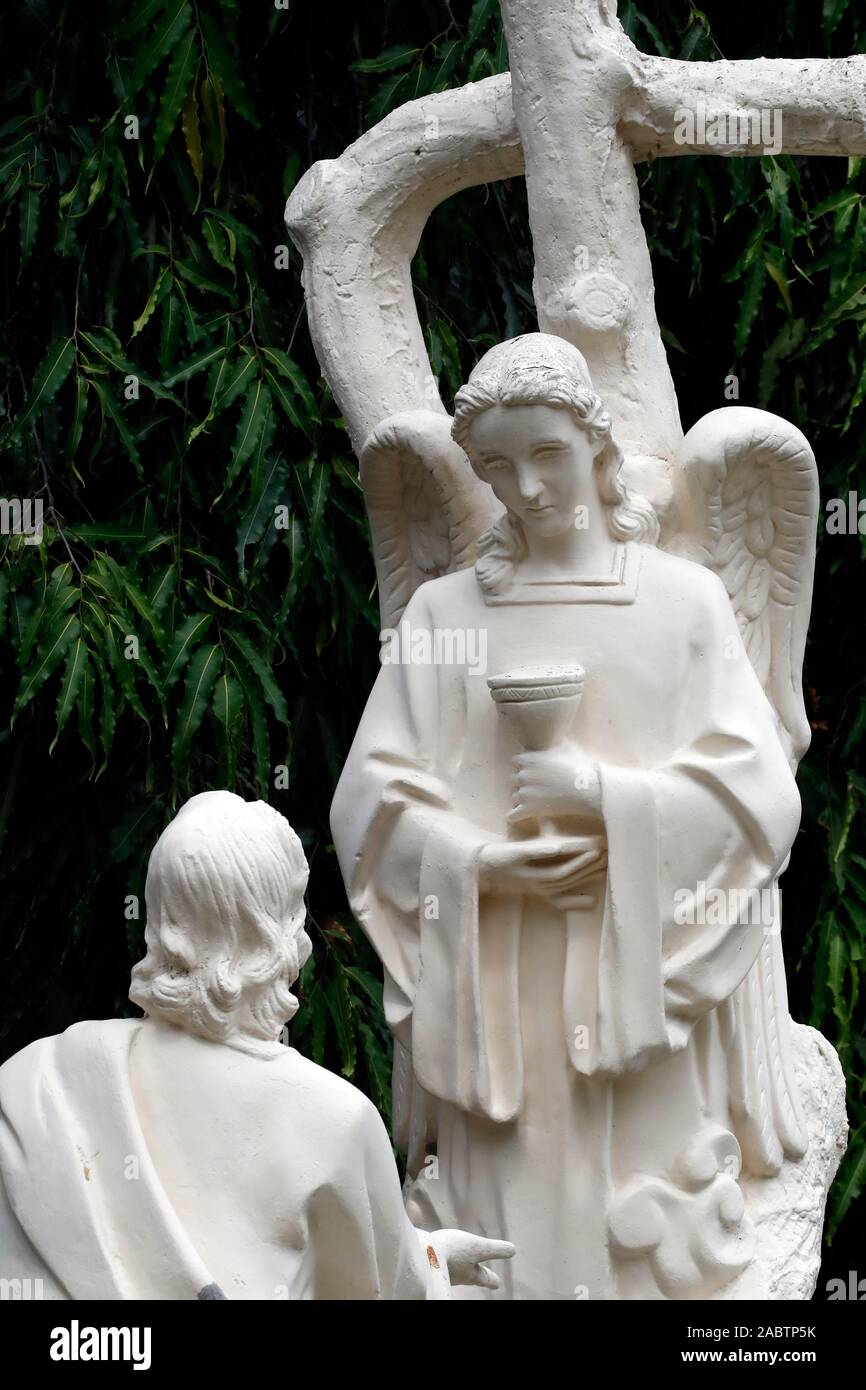 Cistercian Abbey. Our Lady of My Ca. Passion of Christ. Jesus praying