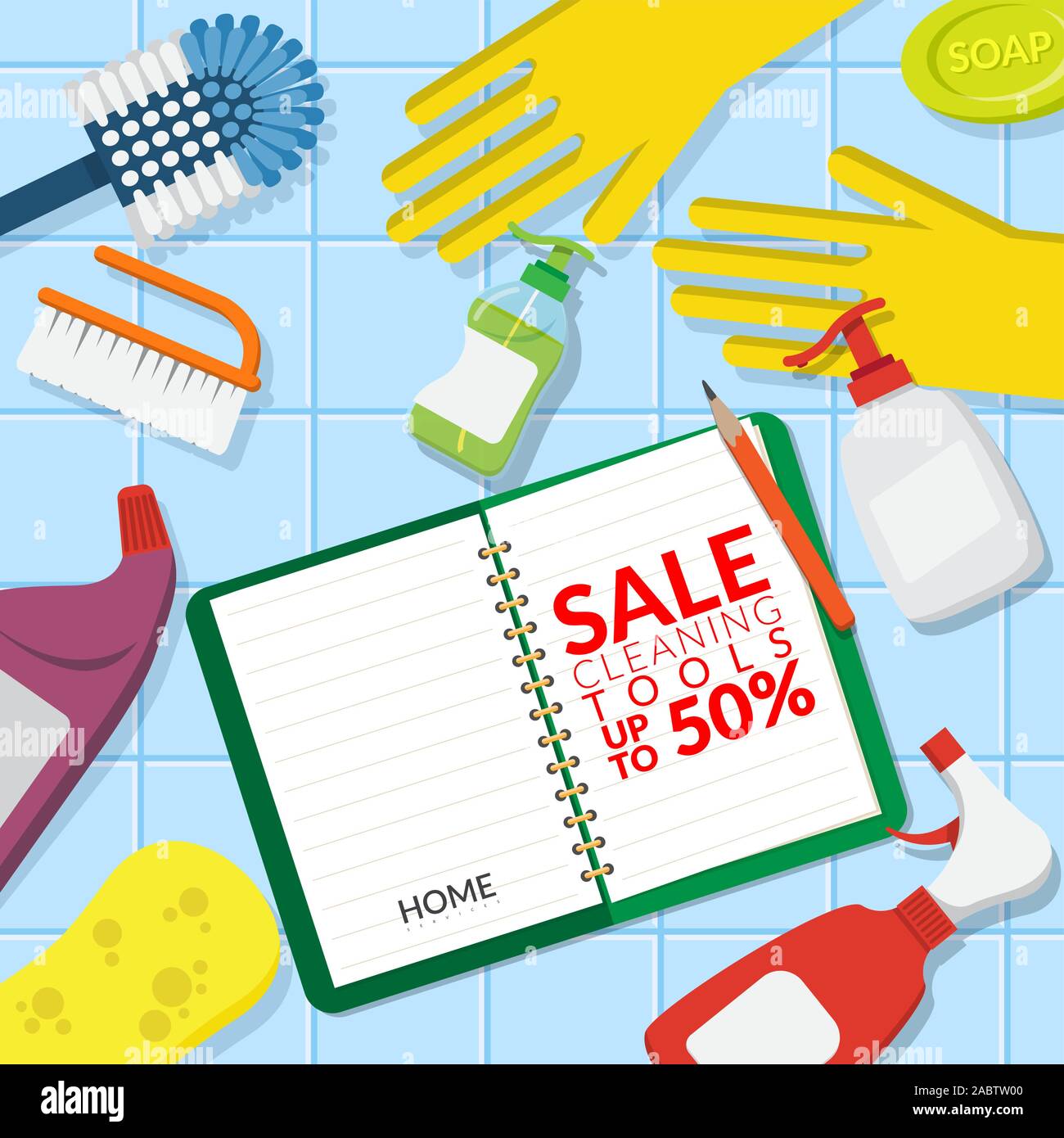household cleaning equipment