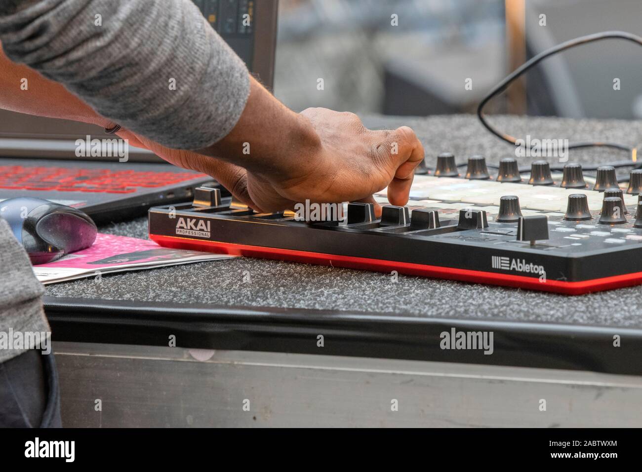 Close Up Of A Akai Professional Ableton Mixer At Amsterdam The Netherlands  2019 Stock Photo - Alamy