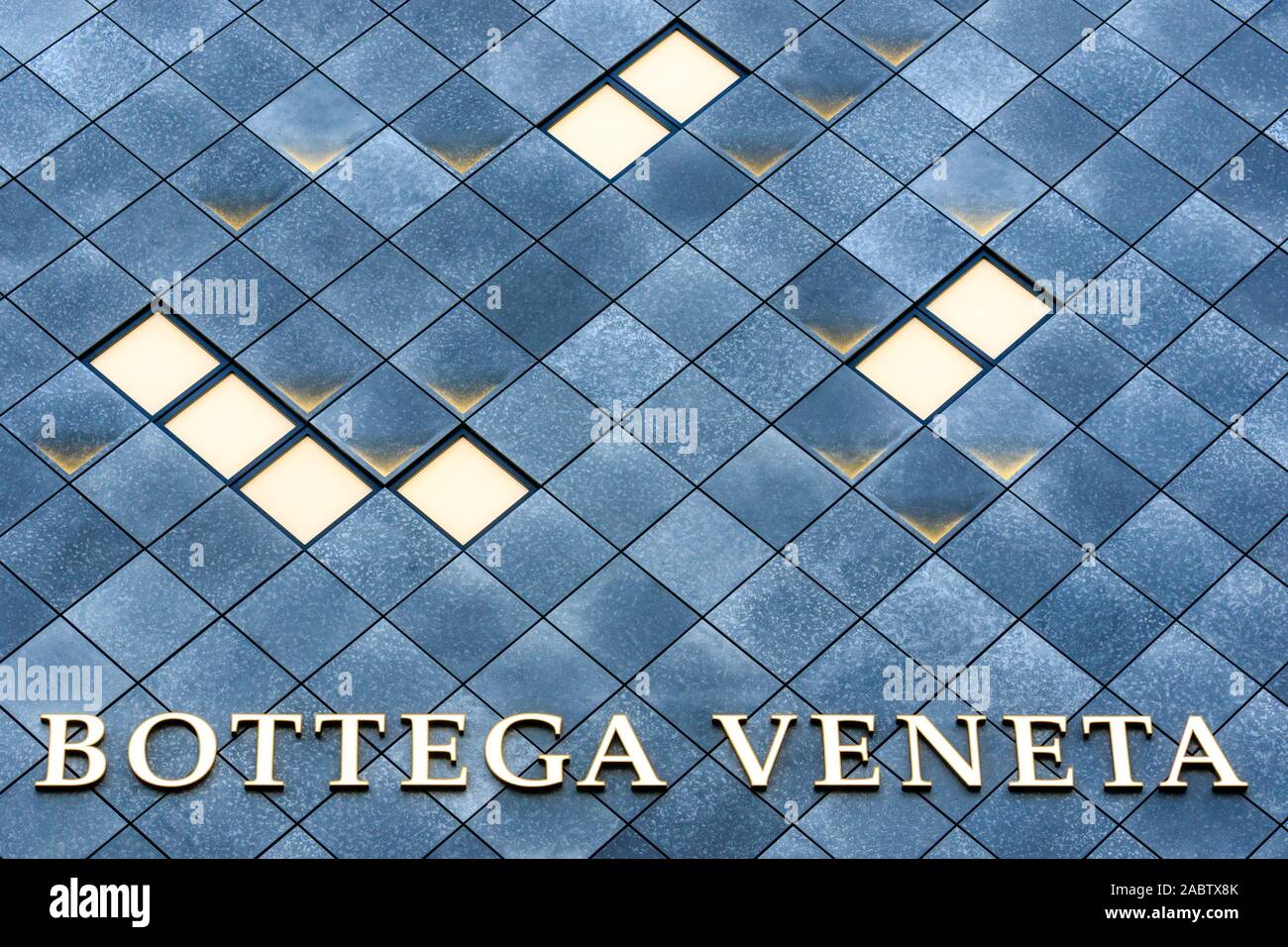 Bottega Veneta logo brand Stock Photo - Alamy