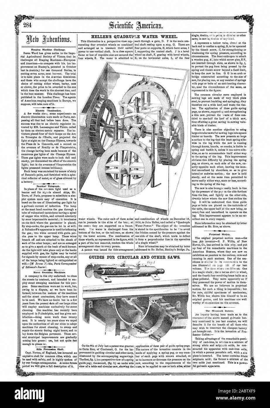 Hellers quadruple water wheel hires stock photography and images Alamy