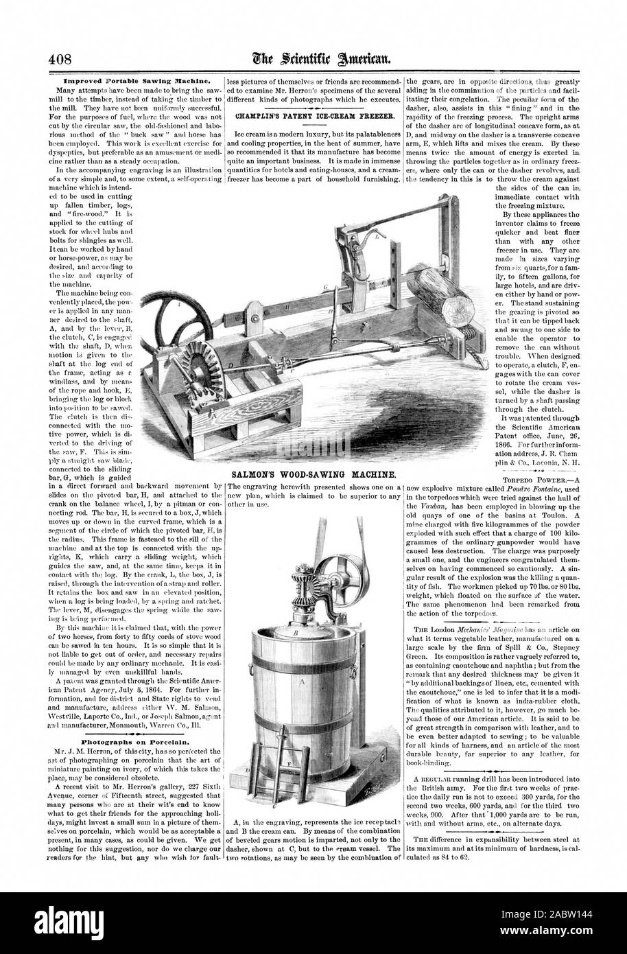 Inventor of the ice cream machine hires stock photography and images