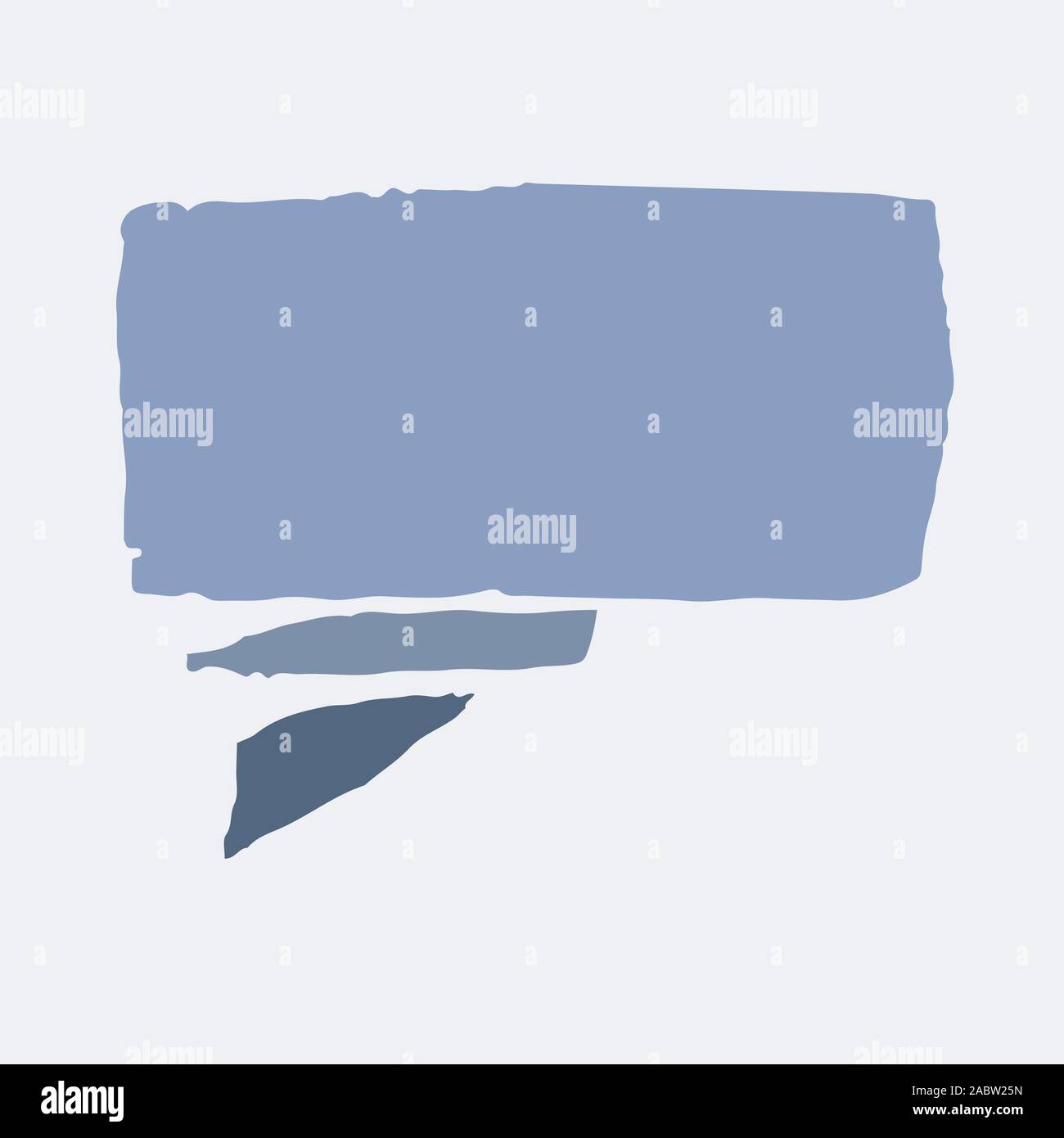 A banner on which you can write a message, a call Stock Vector