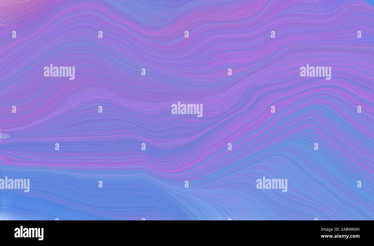 modern waves background illustration with medium purple, royal blue and ...