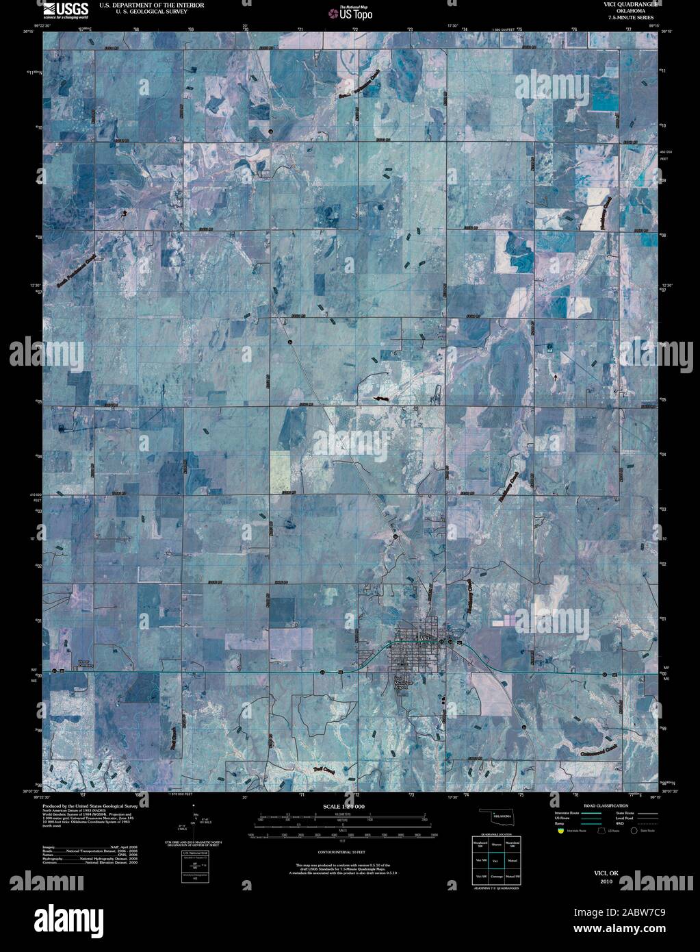 Map of vici hires stock photography and images Alamy